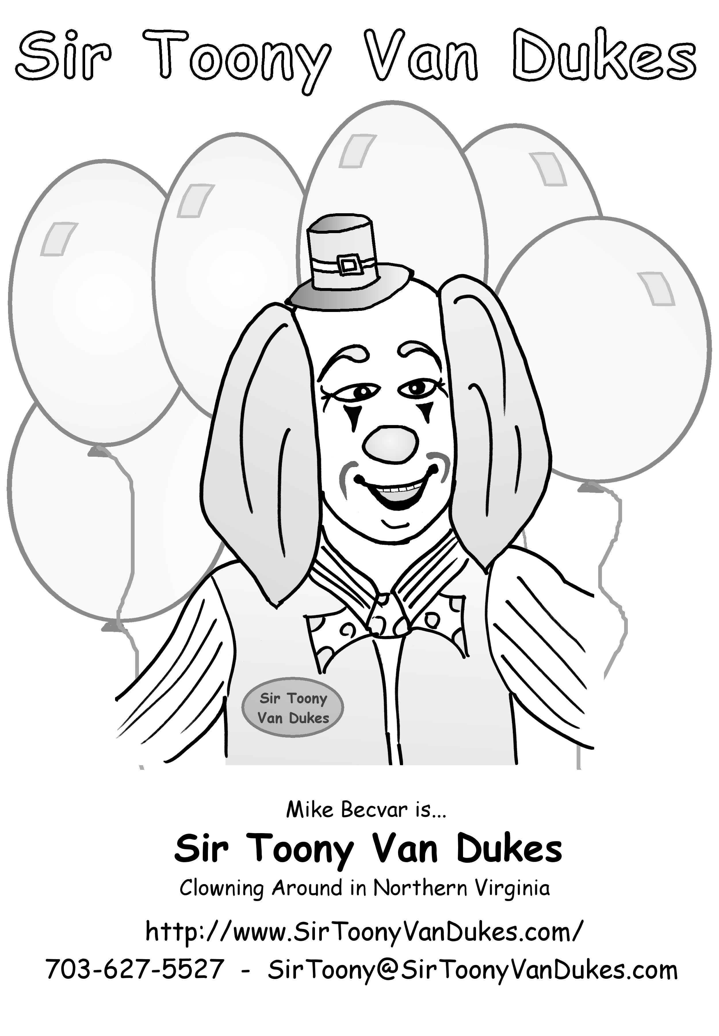 Sir Toony's Coloring Page