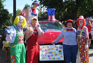 JCA Members before the City of Fairfax Independence Day Parade