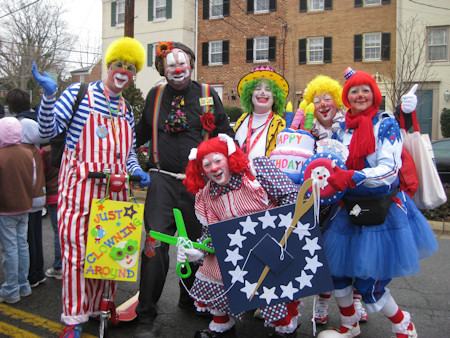 JCA at a parade